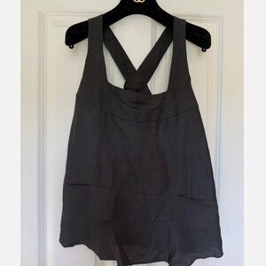 Chloe Black Top Racerback Sleeveless Mint Condition Size 38